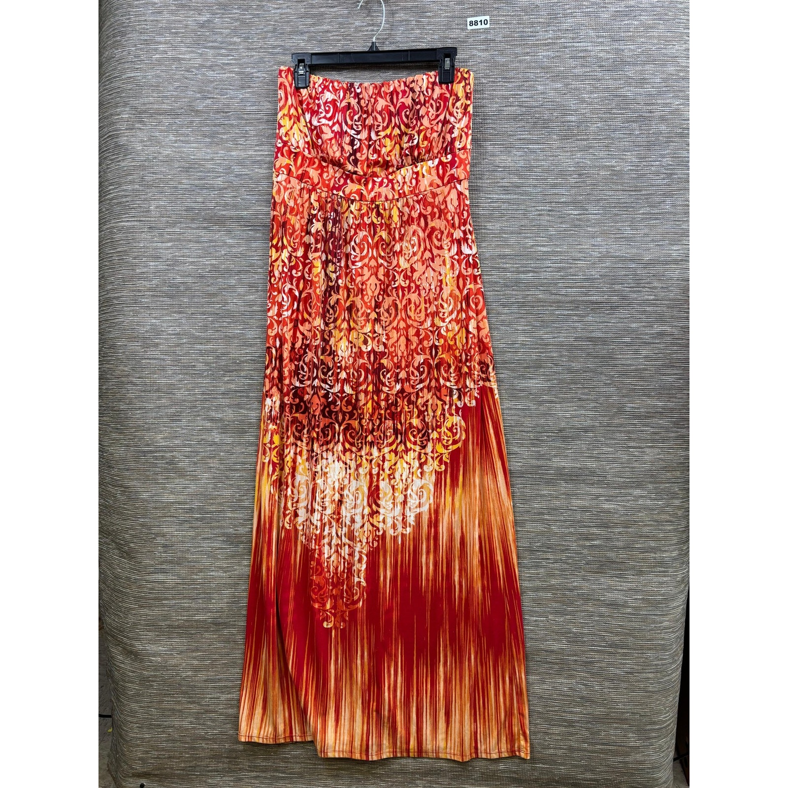 Soma Skirt Womens Large Multicolor Floral Maxi Jersey Stretch Pull On Casual